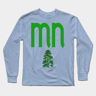 Minimal Minnesota Long Sleeve T-Shirt